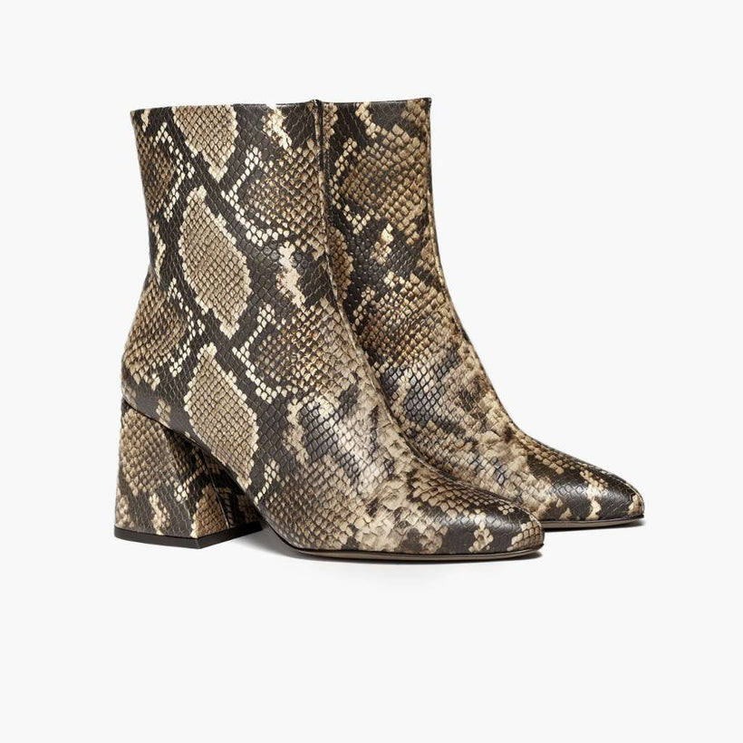 Heartbreaker Snake Print Шкіряні черевики для Жінок