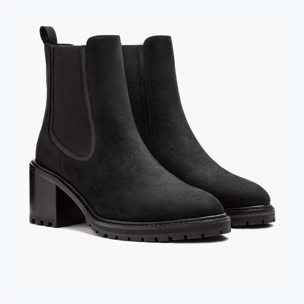 Black Full-Grain leather Boots - Рантова конструкція Goodyear Welt та носок взуття