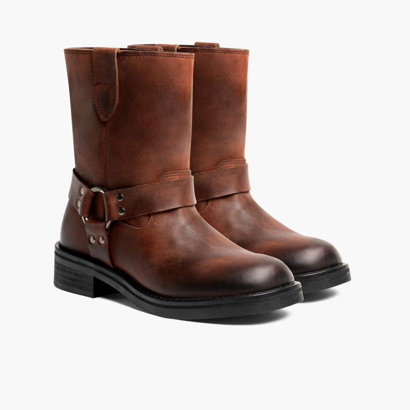 Outlaw Rust Коричнева Leather Boots жіноча