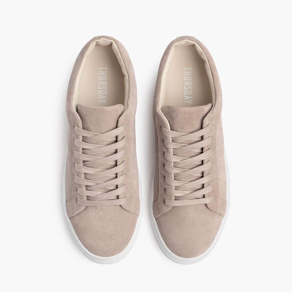 Premier Low Top Latte Шкіряні кеди для Жінок - Посилений задник та точна подвійна строчка