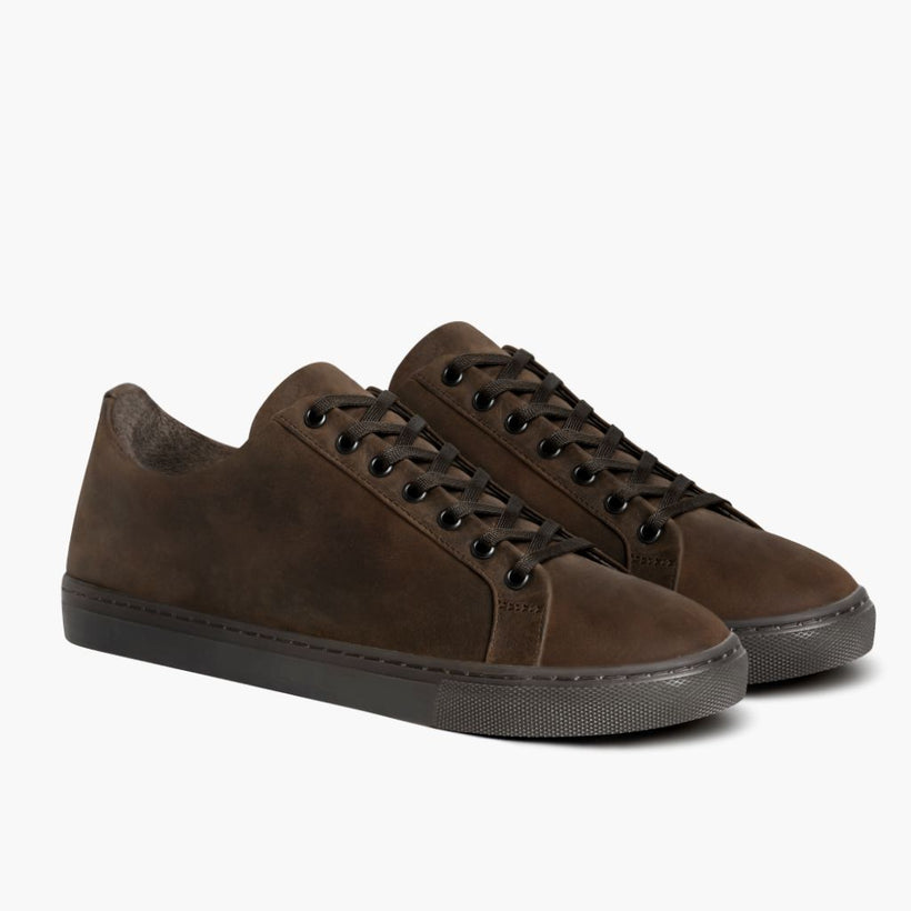 Premier Low Top Tobacco Leather Sneakers жіноча