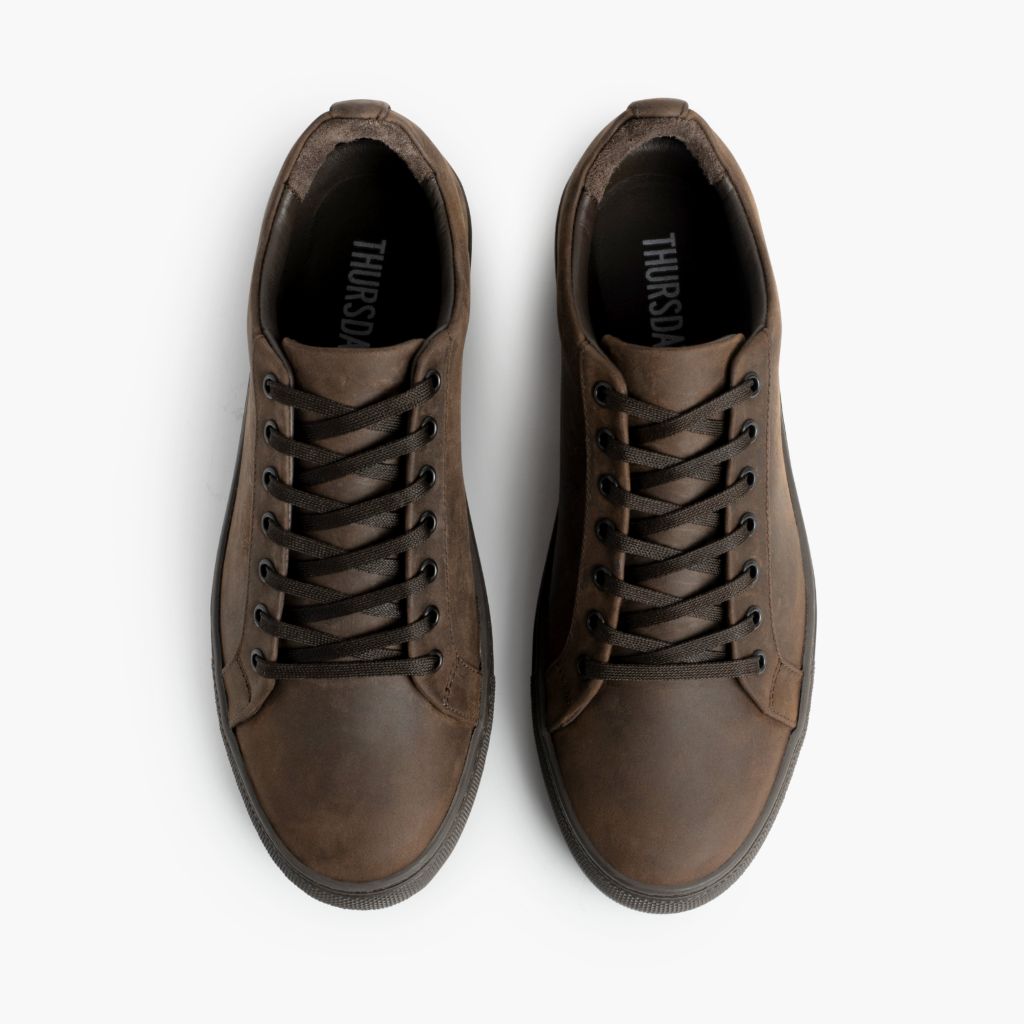 Premier Low Top Tobacco Шкіряні кеди для Жінок - Посилений задник та точна подвійна строчка