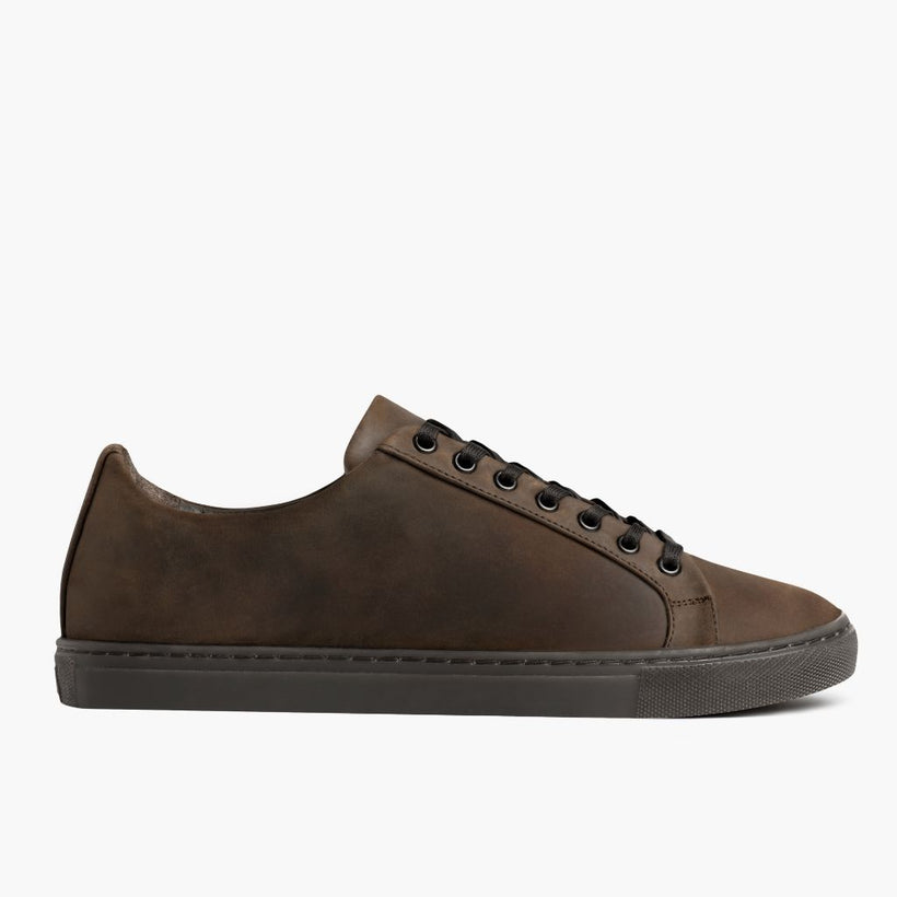 Premier Low Top Tobacco Leather Sneakers жіноча