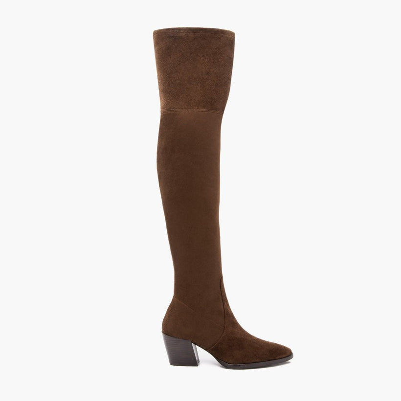 Tempest Espresso Leather Boots жіноча