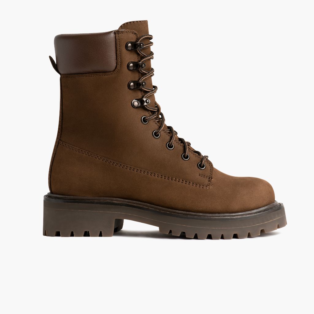 Explorer Рудий Matte Шкіряні черевики для Жінок in Tan Full-Grain Leather - Вигляд збоку | Купити в офіційному онлайн-магазині