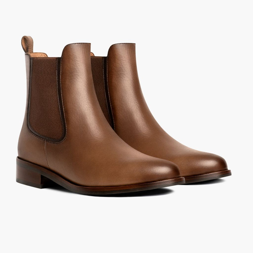 Duchess Amber Wheat Leather Boots жіноча
