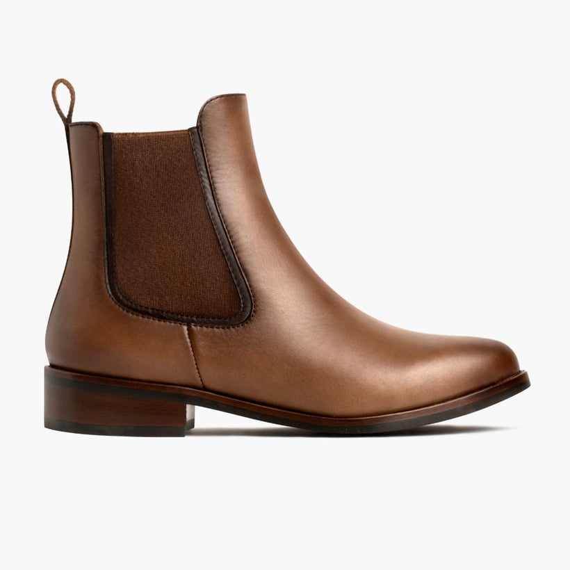 Duchess Amber Wheat Leather Boots жіноча
