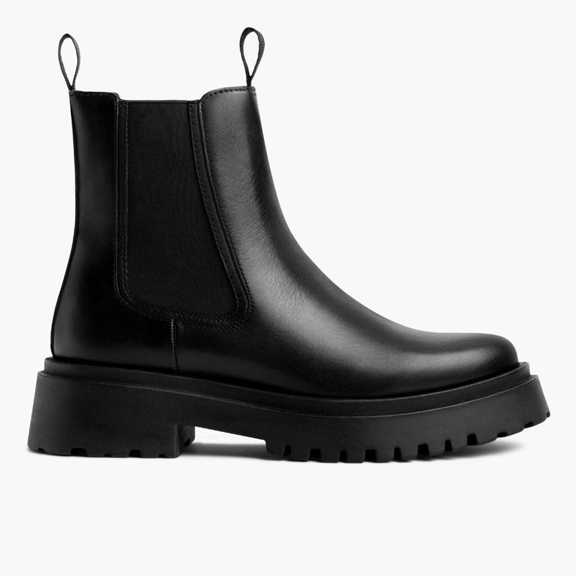Legend Platform Чорна Leather Boots жіноча