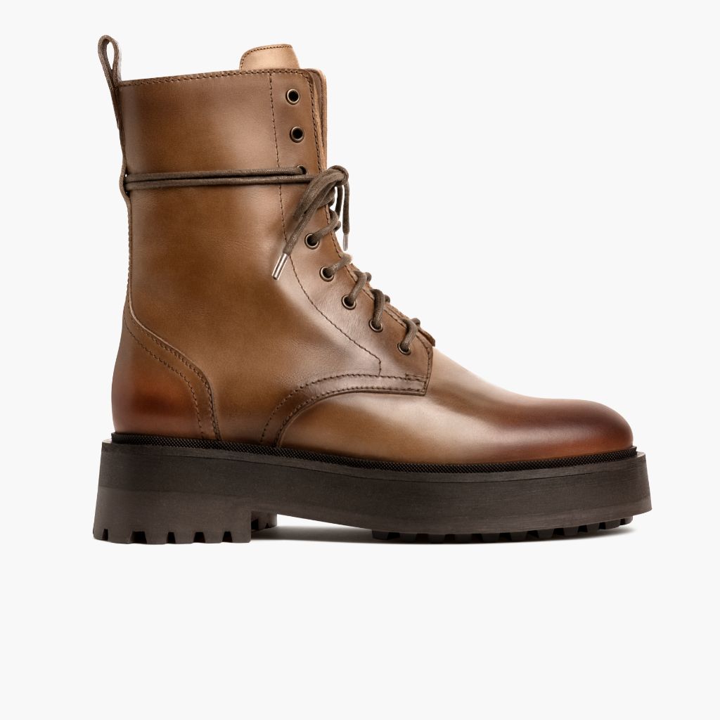 Quest Natural Шкіряні черевики для Жінок in Classic Full-Grain Leather - Вигляд збоку | Купити в офіційному онлайн-магазині