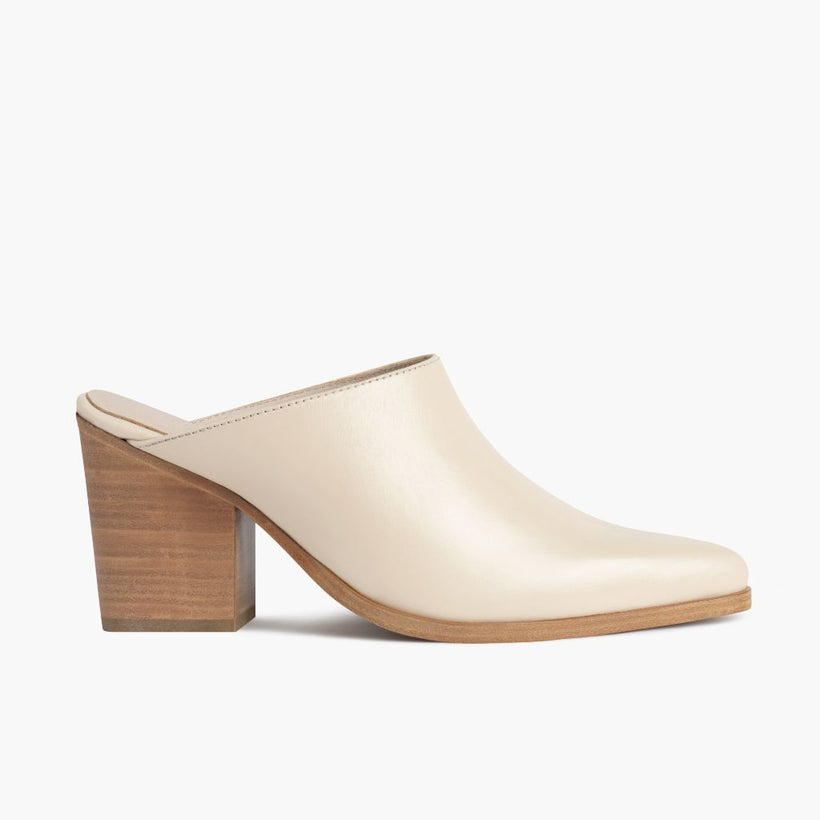 Summer Ivory Leather Boots жіноча