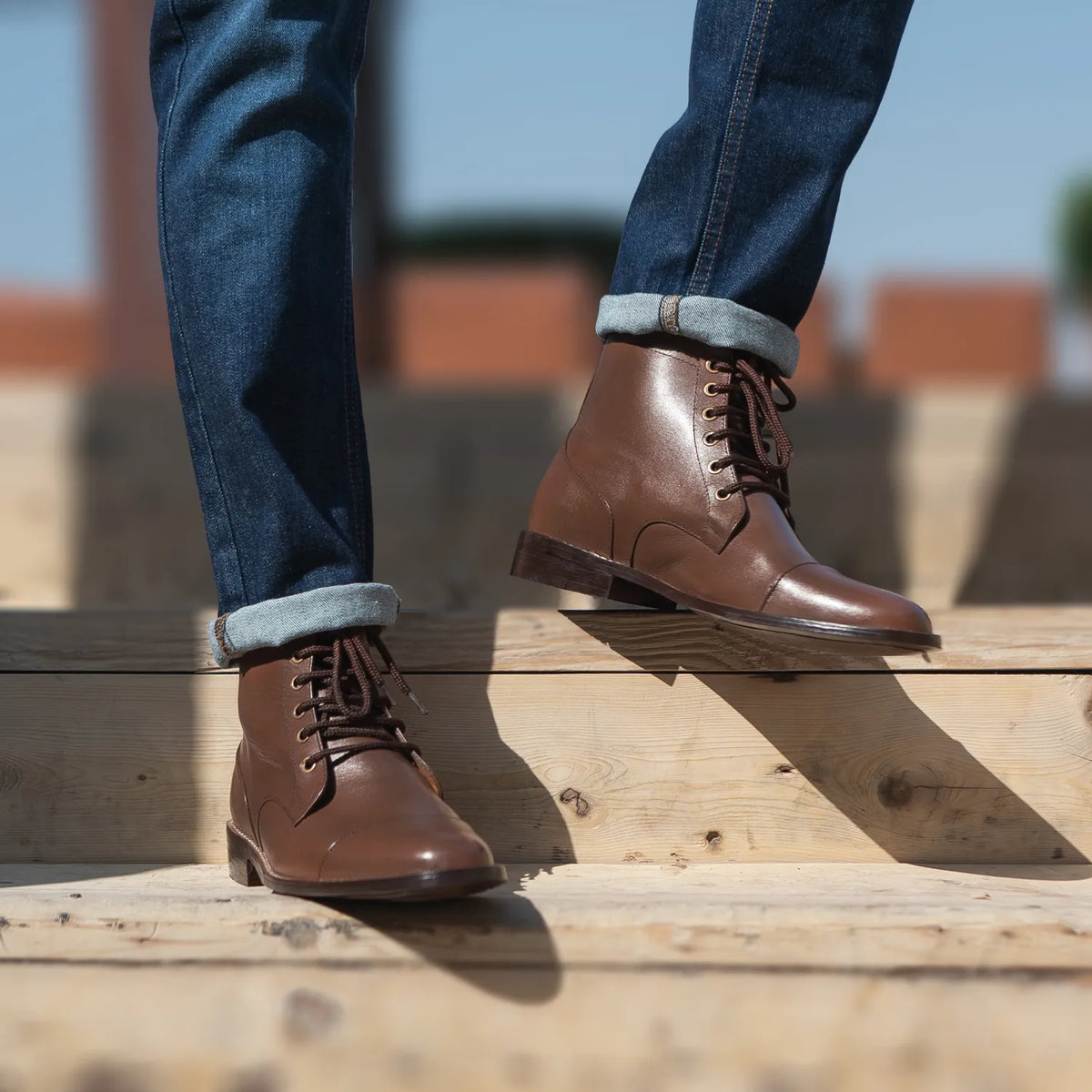 Orlaven Knight Derby Коричневий Шкіряні черевики для Чоловіків footwear image 10