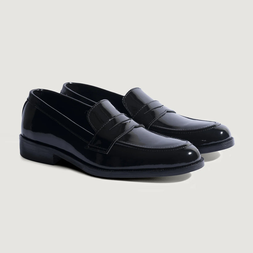 Baxton Чорна Patent Leather Loafers чоловіча