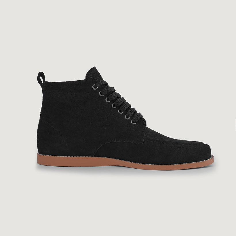 Bearman Moc Toe Чорна Suede Boots чоловіча