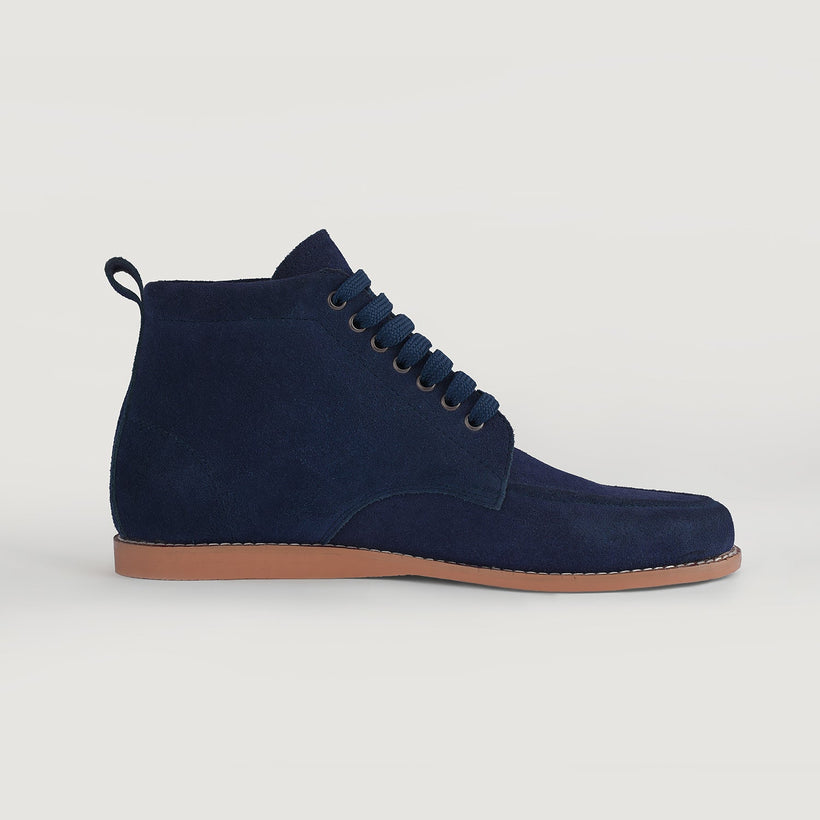 Bearman Moc Toe Синя Suede Boots чоловіча