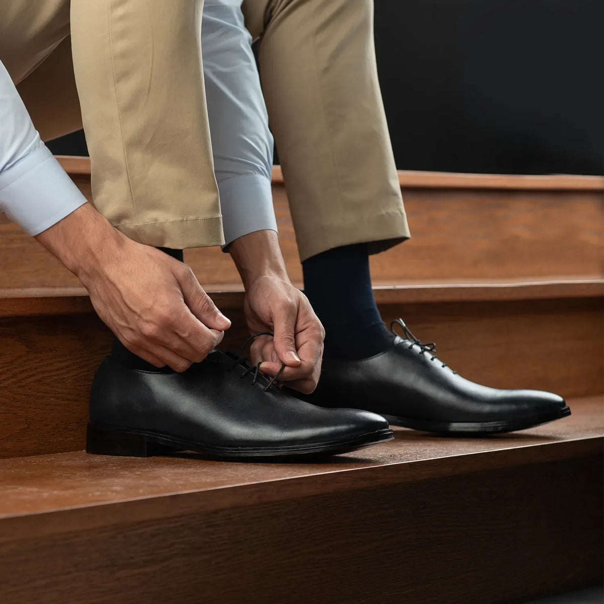 Orlaven Director Wholecut Чорний Шкіряне взуття для Чоловіків footwear image 10