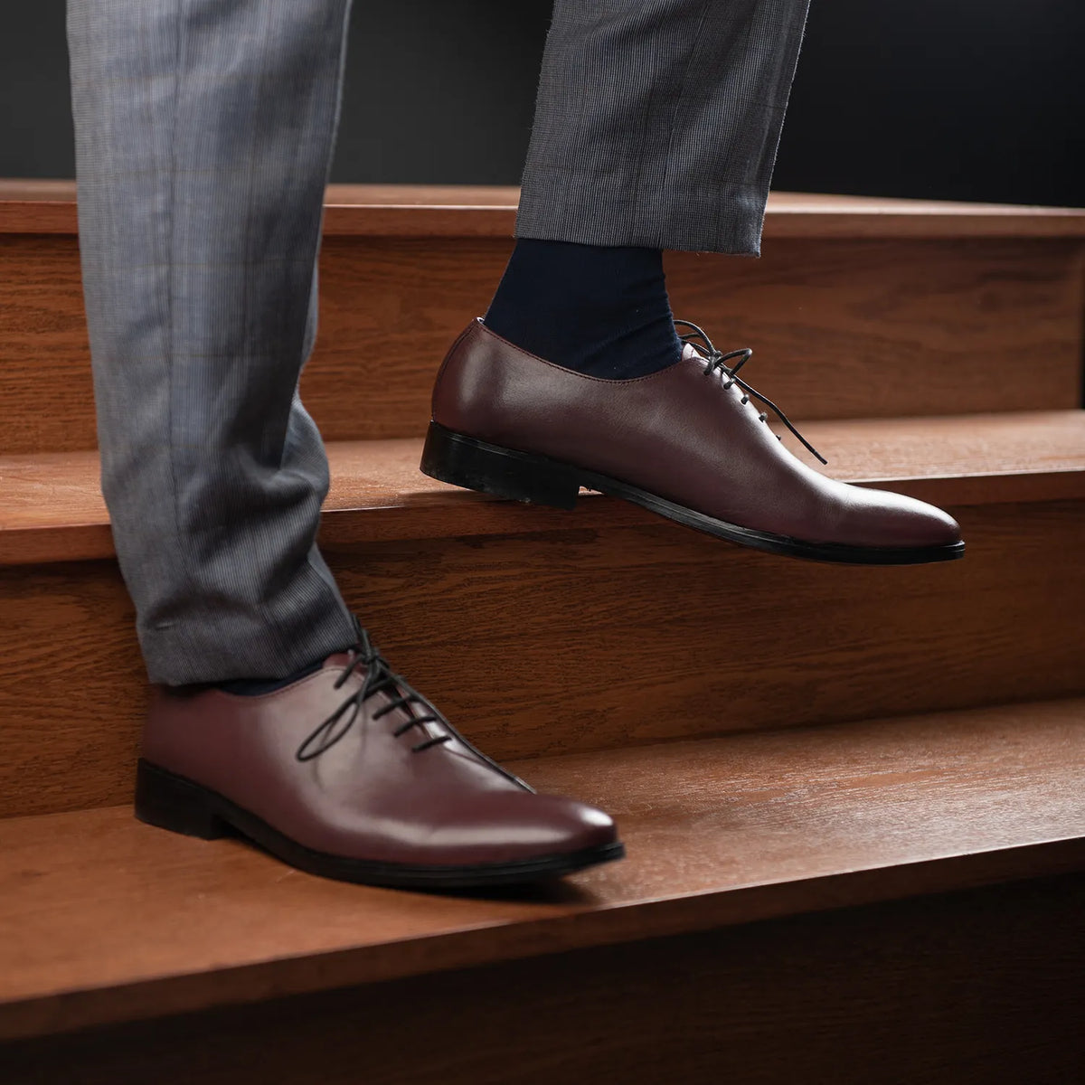 Orlaven Director Wholecut Бордовий Шкіряне взуття для Чоловіків footwear image 10