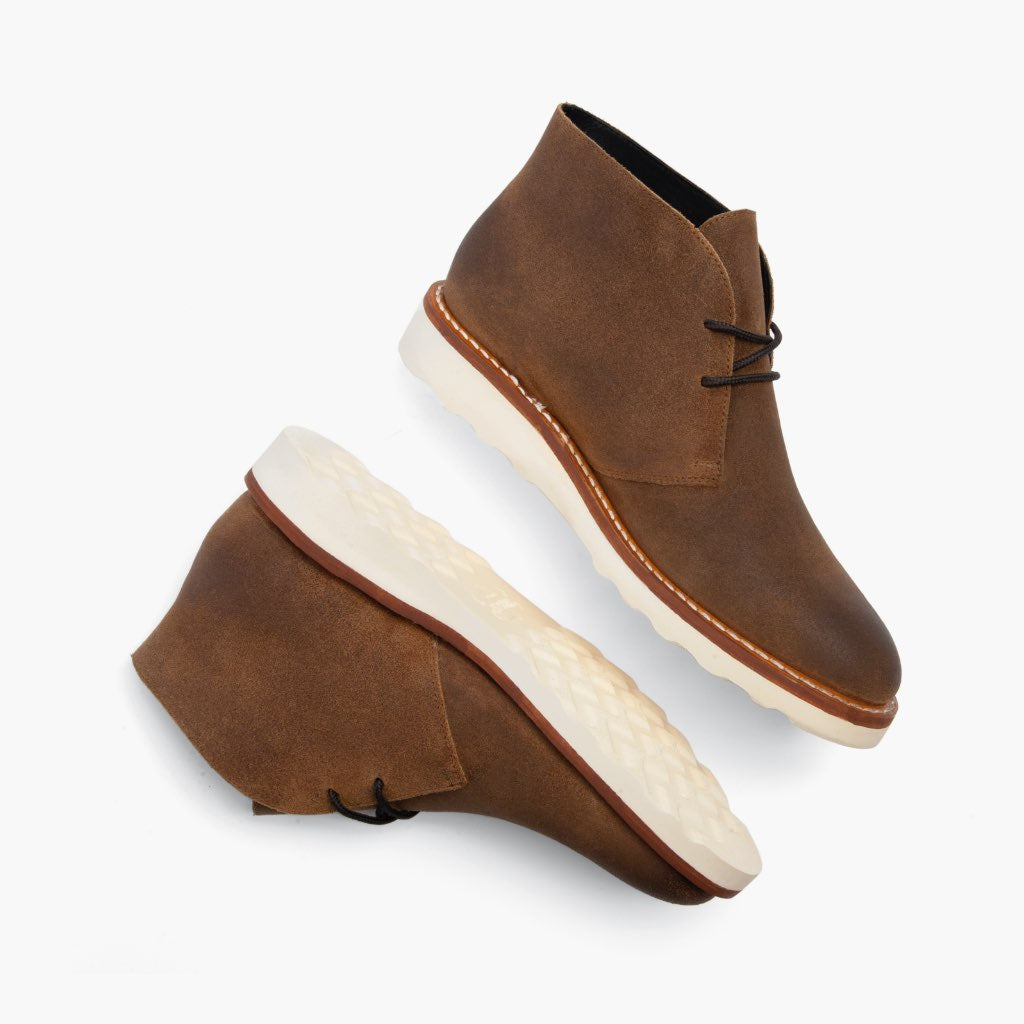 High-Traction Rubber Outsole & Lug Tread Pattern on Scout Safari Шкіряні черевики для Чоловіків For Men
