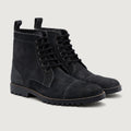 Knight Derby Grey Suede Шкіряні черевики - TerraGrip для Чоловіків