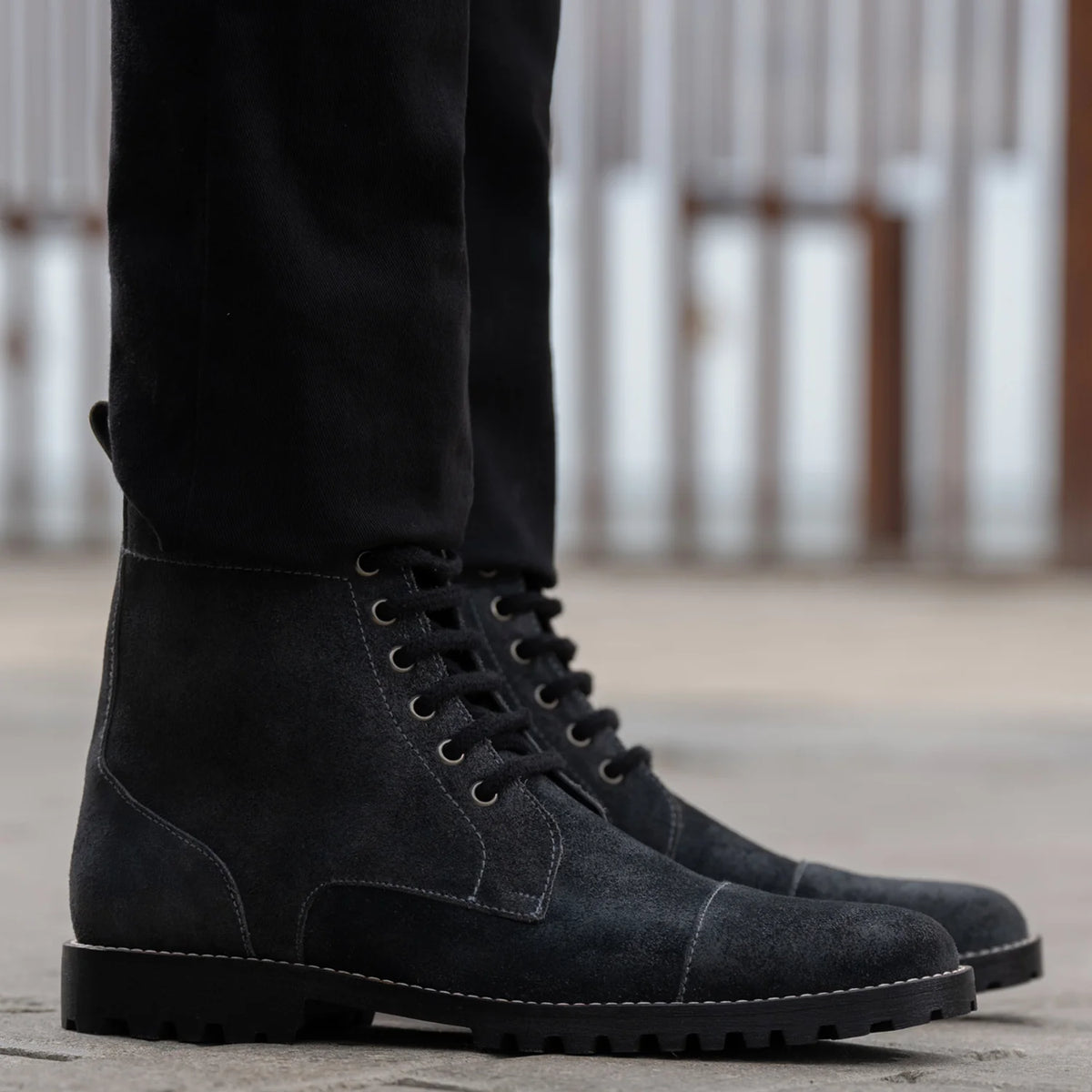 Orlaven Knight Derby Grey Suede Шкіряні черевики - TerraGrip для Чоловіків footwear image 9