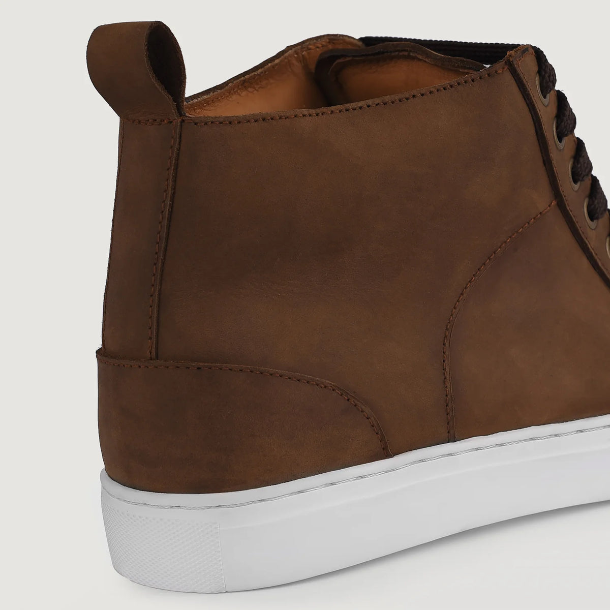 Orlaven Marty High Top Pull-up Коричневий Шкіряні кеди для Чоловіків footwear image 9
