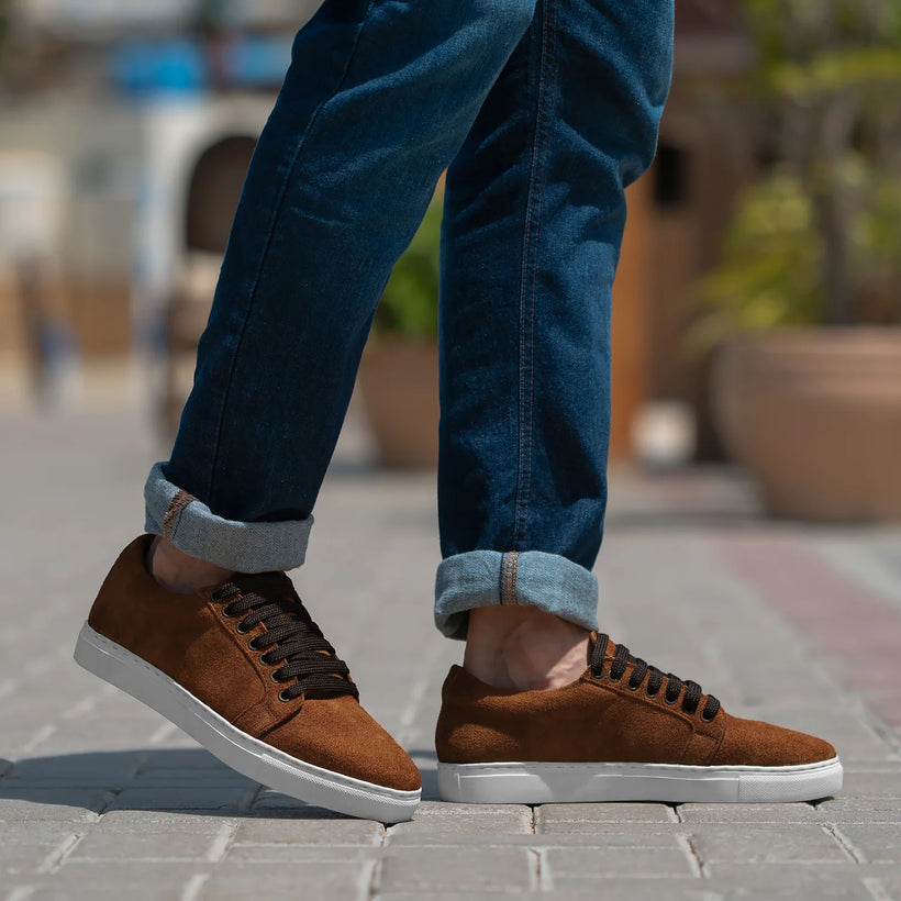 Murphy Low Top Коричневий Suede Шкіряні кеди для Чоловіків