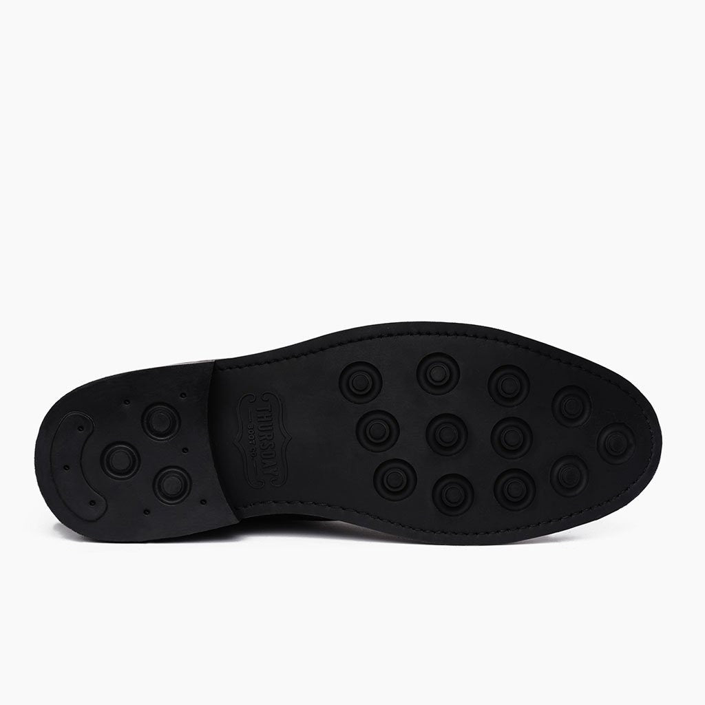 High-Traction Rubber Outsole & Lug Tread Pattern on Scout Чорний Шкіряні черевики для Чоловіків For Men