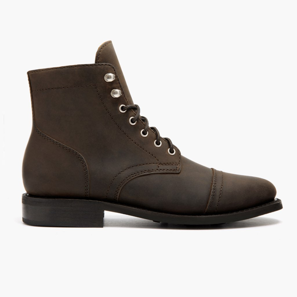 Captain Tobacco Шкіряні черевики для Жінок in Classic Full-Grain Leather - Вигляд збоку | Купити в офіційному онлайн-магазині