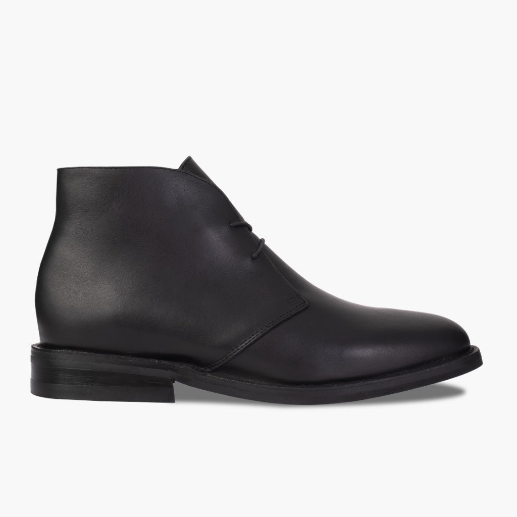 Black Full-Grain leather Boots - Рантова конструкція Goodyear Welt та носок взуття