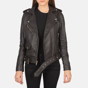 
Alison Коричневий Шкіряна косуха для Жінок in Brown Sheepskin Leather - Вигляд спереду та приталений силует | Купити в офіційному онлайн-магазині