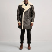
Charles Шкіряне пальто Коричневий Shearling Шкіряне пальто для Чоловіків – alternate product view 3