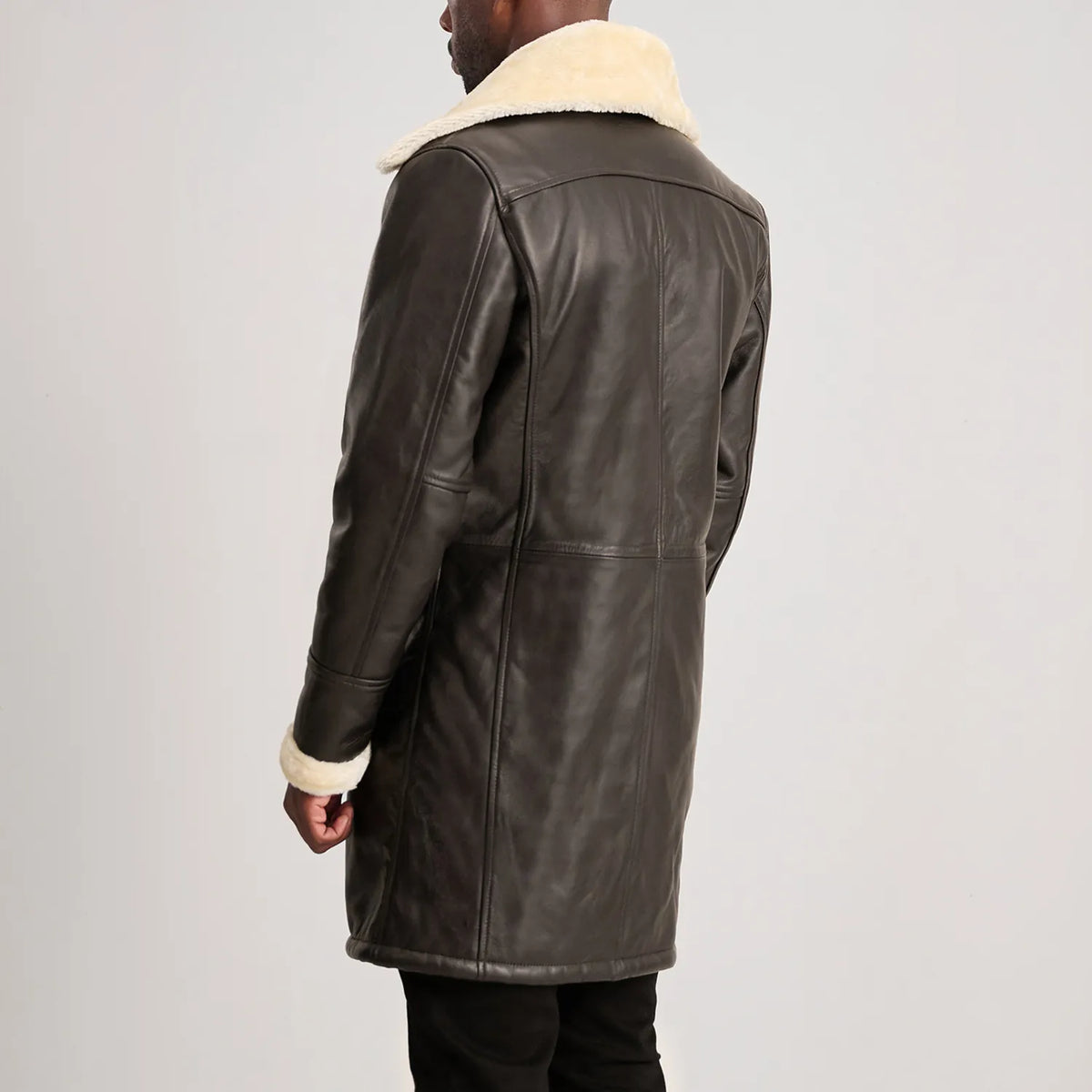
Charles Шкіряне пальто Коричневий Shearling Шкіряне пальто для Чоловіків – alternate product view 5