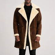 
Charles Шкіряне пальто Коричневий Shearling Шкіряне пальто для Чоловіків – alternate product view 1