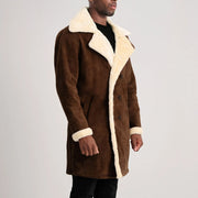 
Charles Шкіряне пальто Коричневий Shearling Шкіряне пальто для Чоловіків – alternate product view 2
