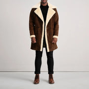 
Charles Шкіряне пальто Коричневий Shearling Шкіряне пальто для Чоловіків – alternate product view 3
