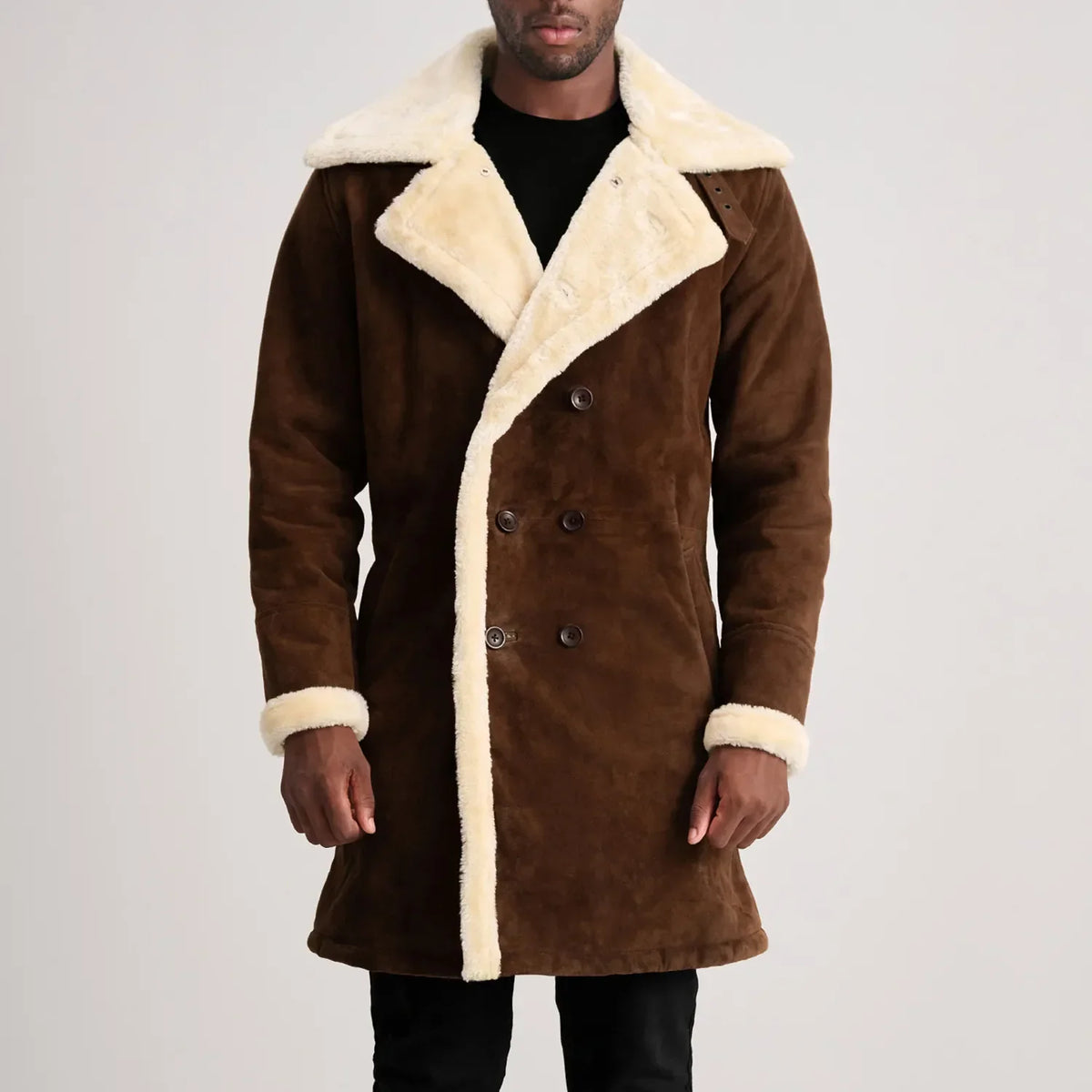 
Charles Шкіряне пальто Коричневий Shearling Шкіряне пальто для Чоловіків – alternate product view 4