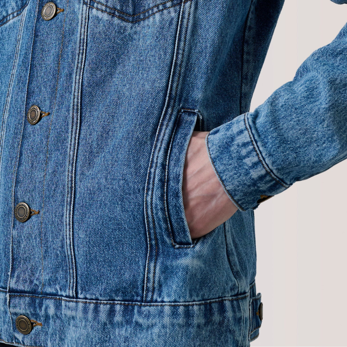 Interior View Showing Quilted Viscose Lining & Dual Inside Utility Storage Pockets