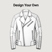 
Design Your Custom Leather Jacket | Free Shipping & Alteration in Classic Full-Grain Leather - Вигляд спереду та приталений силует | Купити в офіційному онлайн-магазині