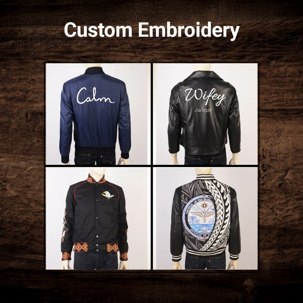 
Design Your Own Шкіряна куртка для Жінок – alternate product view 10