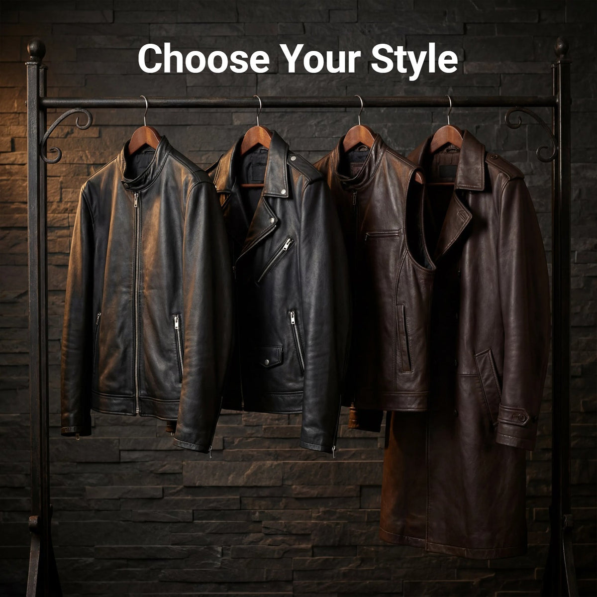 
Design Your Custom Leather Jacket | Free Shipping & Alteration - Вигляд збоку з ергономічним кроєм рукава