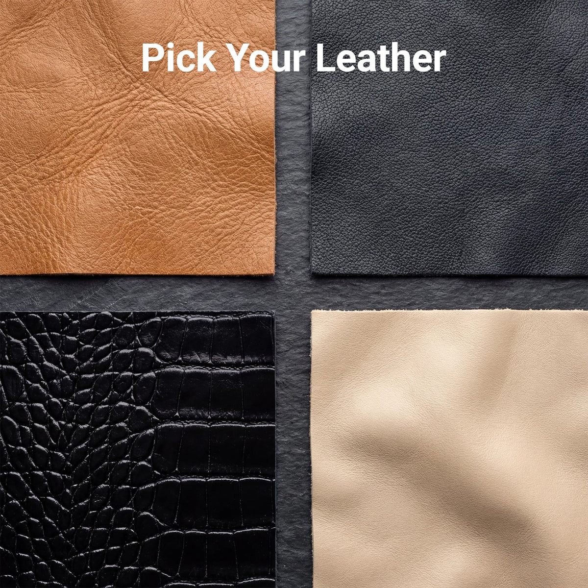 
Крупний план деталей of Classic Collar & Heavy-Duty Zipper Hardware on Design Your Custom Leather Jacket | Free Shipping & Alteration
