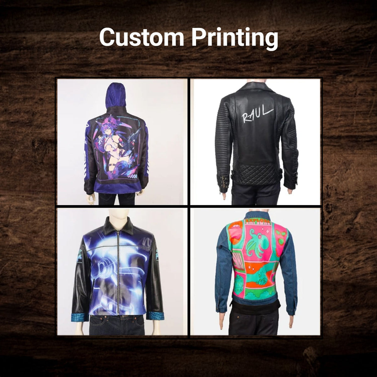 
Design Your Own Шкіряна куртка для Жінок – alternate product view 9