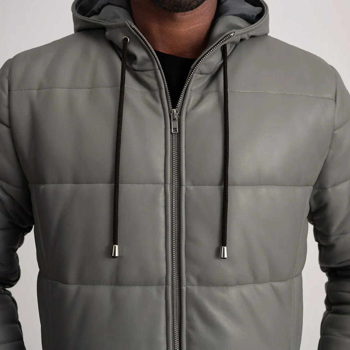 
Floyd Шкіряне пальто Рудий Puffer Шкіряна куртка для Чоловіків – alternate product view 4