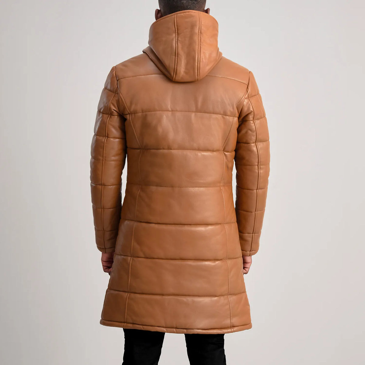 
Floyd Шкіряне пальто Рудий Puffer Шкіряна куртка для Чоловіків – alternate product view 5