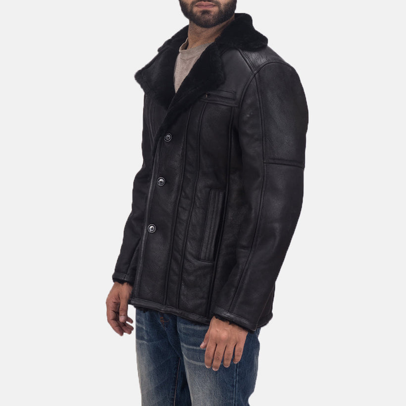 Furcliff Double Face Shearling Leather Coat чоловіча