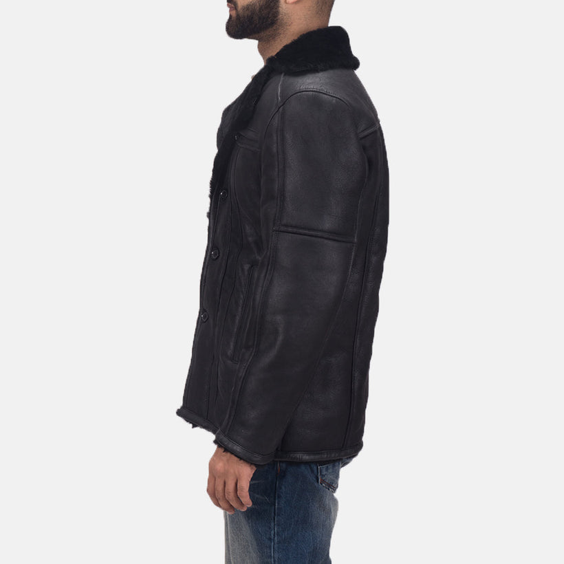 Furcliff Double Face Shearling Leather Coat чоловіча