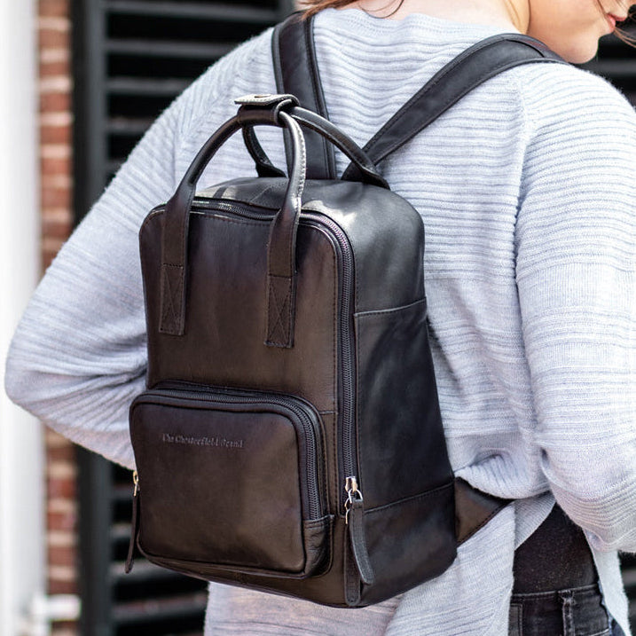 Bellary Full-Grain Leather Backpack жіноча