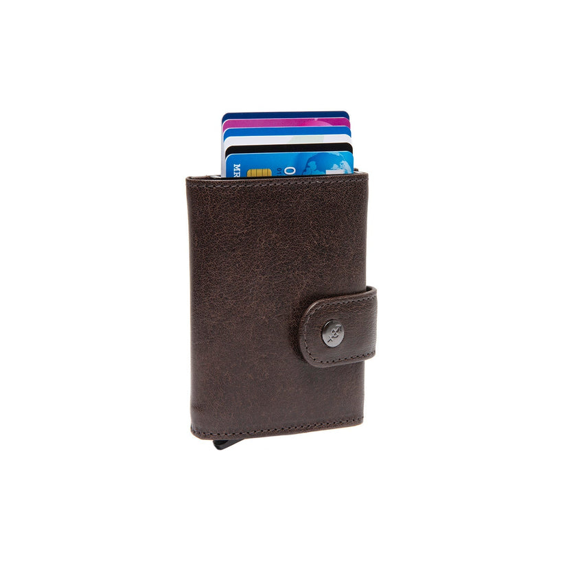 Varrano Full-Grain Leather Card Holder жіноча