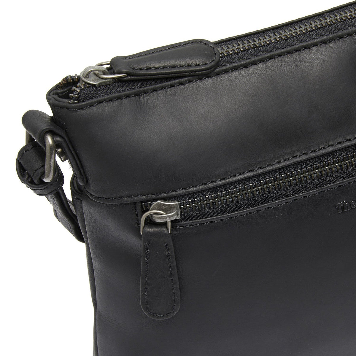 
Classic 100% Full-Grain leather Bag - Вигляд ззаду з посиленими шкіряними ременями та прострочкою