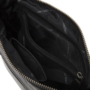 
Classic 100% Full-Grain leather Bag - Вигляд ззаду з посиленими шкіряними ременями та прострочкою