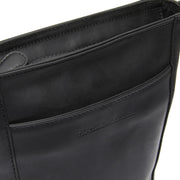 
Classic 100% Full-Grain leather Bag - Вигляд ззаду з посиленими шкіряними ременями та прострочкою